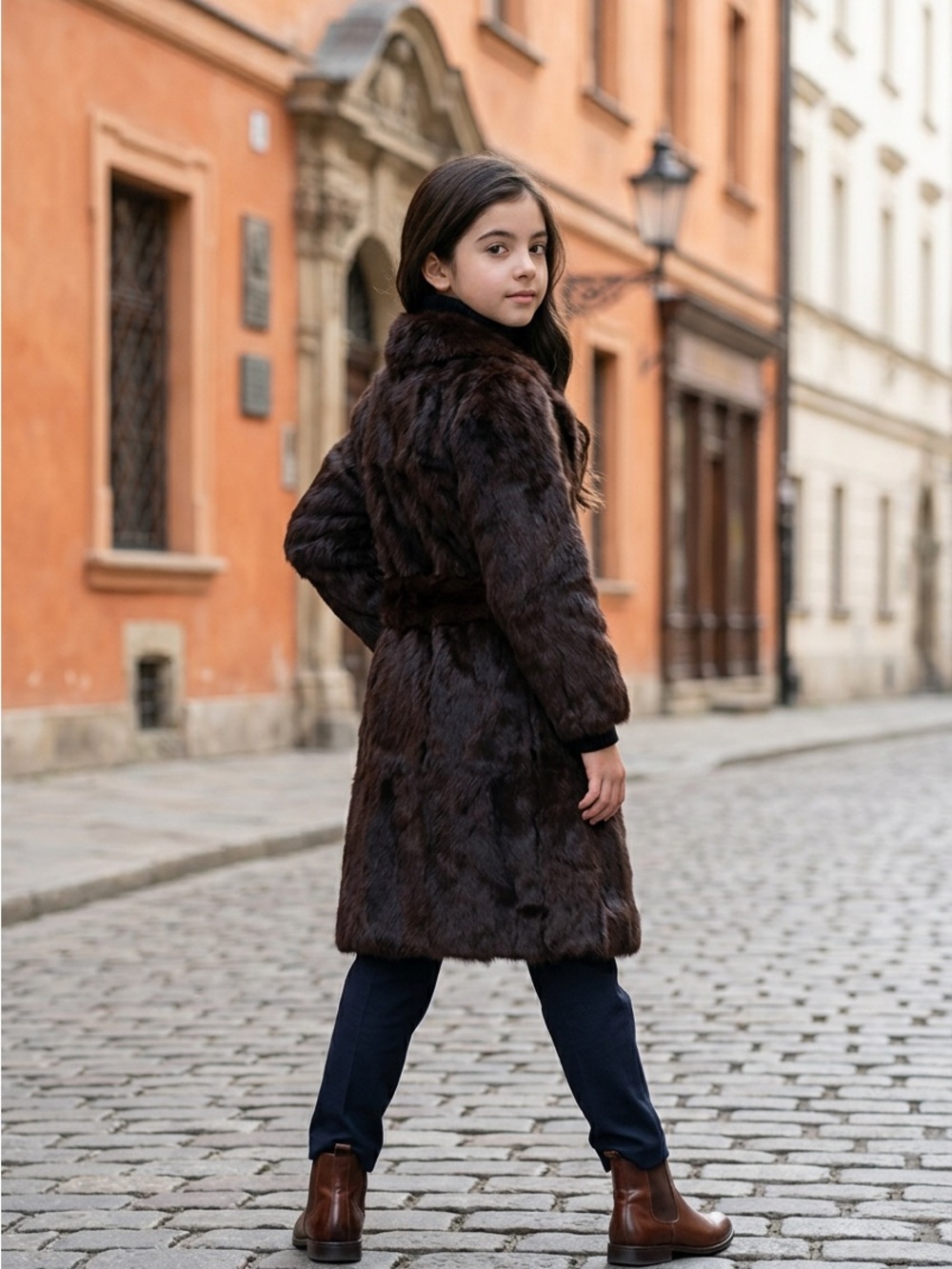 Princess Caravelle Authentic Rabbit Fur Coat - Picture 6 of 12